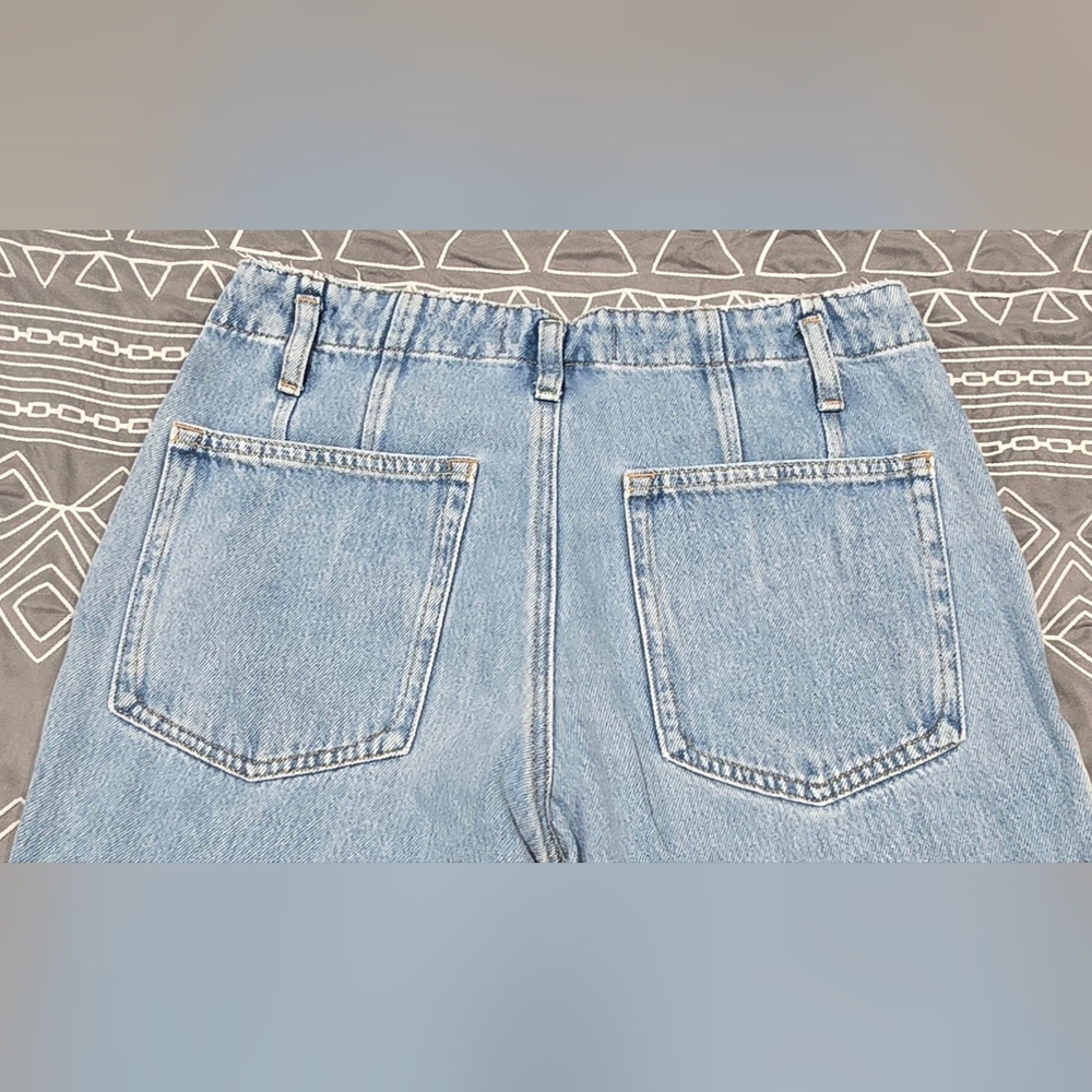 We The Free High Waisted Wide Leg Jeans Size 27 - Picture 4 of 7